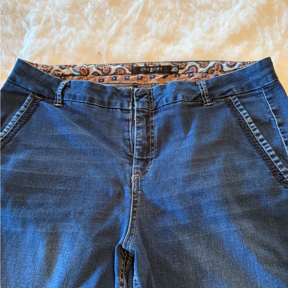 Women's Blue Jean Shorts 8” inseam